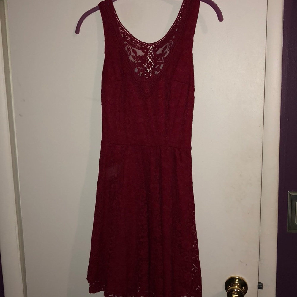 Beautiful red summer dress